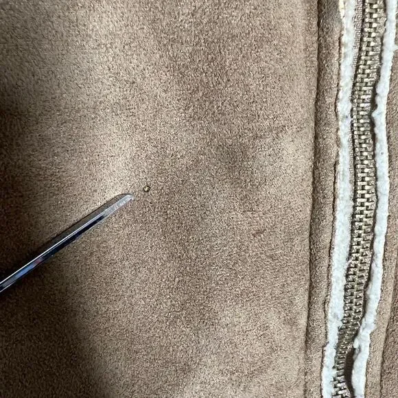 Men's Aeropostale Tan Zipper Front Lined Coat Size L - Picture 10 of 16